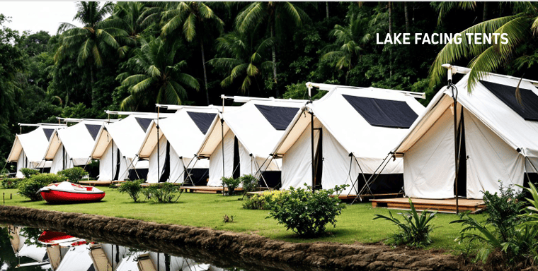 Lake Facing Tents